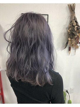 ヘアーデザインサロン スワッグ(Hair design salon SWAG) バイオレットブルー