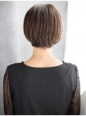 襟足スッキリかきあげショート