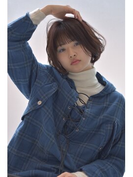 バロンフェム(baLon.fem) Ai Honda /ニュアンス暗髪ミニボプ