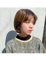 ハル ヘアスタジオ(haRu hair studio)&nbsp;#韓国風タンバルモリボブ
