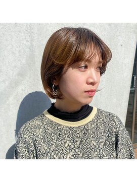 ハル ヘアスタジオ(haRu hair studio) #韓国風タンバルモリボブ