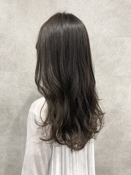 エン(en) 韓国風波ウェーブグレージュスタイル