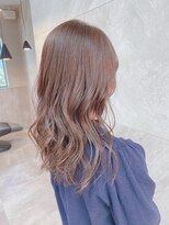 ドゥマン(Demain)&nbsp;ブリーチなし/透明感溢れる/ピンクベージュ/小顔/レイヤー