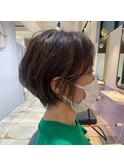 ショートヘア　ミニボブ　上野御徒町