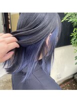 アオトソラ&nbsp;クールビューティーなインナーカラー