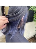 クールビューティーなインナーカラー