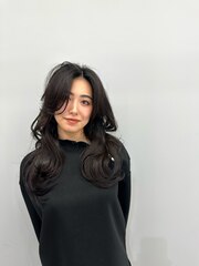 【新宿/レイヤーカット/ミセス】艶髪！黒髪ロングスタイル