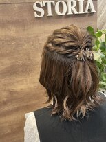 ストーリア 川崎店(STORIA)&nbsp;ハーフアップスタイル