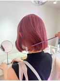 ピンクカラー/カシスぴんく/ブリーチからー