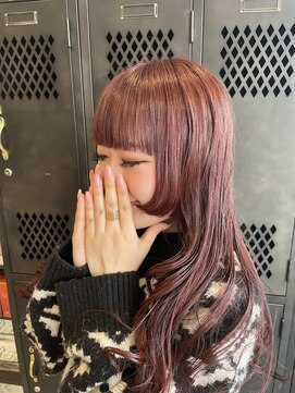 アチーブリス(achieve Liss) 大人かわいい姫カット♪暖色系レッドブラウンカラー