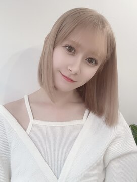 ピープスアンドスー 表参道 渋谷(Peeps&Suu.) 韓国ボブ/ハイトーン/モテ髪/前髪あり