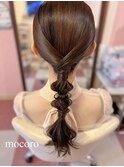 結婚式ヘア