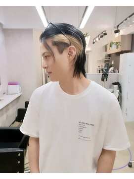 パープル(purple) メンズデザインウルフ