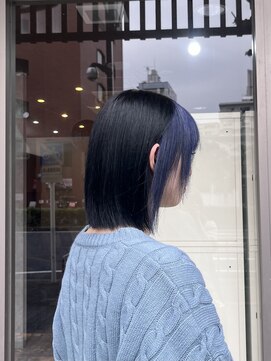 ミニム ヘアー(minim hair) 【minim×りの】インナーブルー