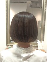 ヘアー グリーン(hair green) 30代40代50代/ツヤ髪スタイル/ミニボブ/ハイトーン白髪染め