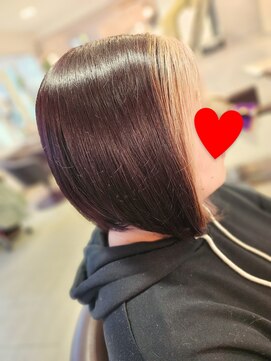 オッジ ヘアー 深谷店(Oggi Hair) 前下がりボブFフレーミング  3月