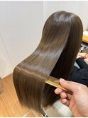 髪質改善×アッシュベージュ