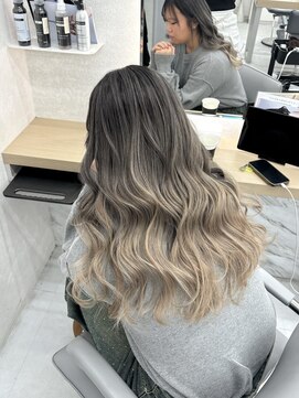 ユアーズヘア 東新宿店(youres hair) エアータッチバレイヤージュ