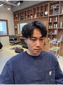 シャドウパーマ/メンズ/メンズパーマ/フェザーショート