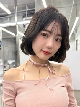 アイヴィ 表参道(IVY) 韓国ヘア 顔まわりカット 結べるボブ【肥田亜沙美】