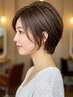 【夏におススメ】透明感カラー+トリートメント(ブリーチ不可）￥11550→￥8800