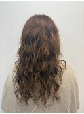 ロング×スパイラルパーマ