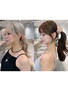 少しだけニュアンスを変えるデザインも、大胆なスタイルチェンジも、技術力&センスに定評のあるAshにお任せ