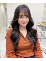 サボ(sabo)&nbsp;韓国ヘア/顔まわり/韓国レイヤー/前髪カット/小顔/韓国風