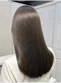 オリーブベージュ×髪質改善UPTOGLOSS   近鉄八尾