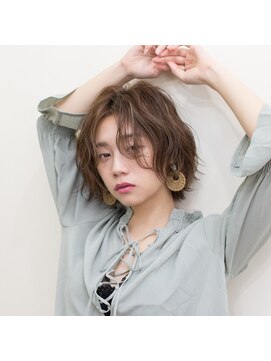 モンド ヘアクリエーション 新栄店(monde hair creation) 【monde】 ナチュラルウルフマッシュ×パーマ