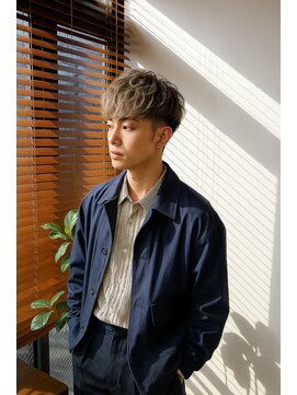 コポル(Copol) メンズハイトーンショート×ミルクティーベージュ