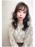 ★くびレイヤーカット小顔魅せ前髪イメチェンアンブレラカラー
