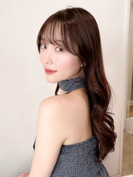 黒髪 クラゲヘアー オリーブグレー 小顔 ココアベージュ