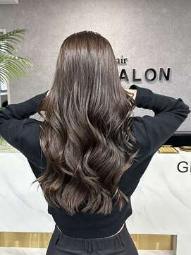 ジーディーエス(GDS) オリーブベージュ×韓国風巻き