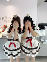 ユーフォリア エヌ 池袋サンシャイン通り店(Euphoria +n)&nbsp;お揃いでかわいいりんごちゃんヘア♪