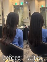 ドラン 梅田店(DRAN) 【DRAN梅田店】表面のうねりが気になる大人女性の髪質改善