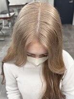 ニコ トウキョウ 渋谷(nico TOKYO)&nbsp;ミルクティーベージュダブルカラーハイトーン韓国レイヤー