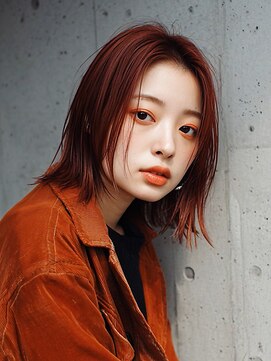 ジェスター 烏丸御池店(JESTER) ブリーチ/ダブルカラー/ボルドーカラー/ミディアム