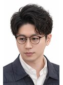 メンズウェーブパーマスタイル