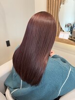 コレットヌーク(COLLET neuk)&nbsp;顔まわりレイヤー ロング/ ラベンダーピンク