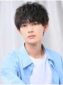 爽やかさ満点！！シャープフェザーパーマ