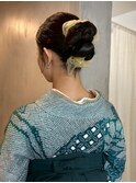 卒業式ヘアアレンジ/着付け/和装ヘアセット/アップスタイル