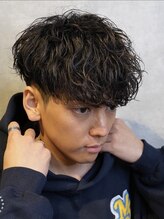 《シャドウパーマ》作り込みすぎずフワッとした癖毛っぽいパーマ◎【名古屋/名駅/men's/メンズパーマ】