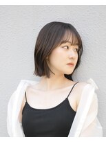 サリエ(S'allier) ミニボブ×顎ラインボブ×切りっぱなし