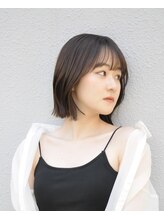 サリエ(S'allier) ミニボブ×顎ラインボブ×切りっぱなし