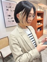 レス 伏見(LESS)&nbsp;[LESS 伏見/丸の内/栄/名古屋]イヤリングカラー×ボブ★鳥山