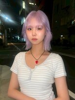 ユルク(JURK nagoya)&nbsp;栄/ダークパープル/ナチュラルショート/ミルクブラウン/夏