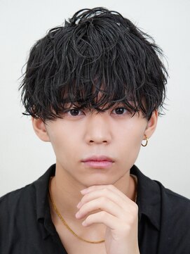 フィフス トウキョウ (fifth TOKYO) 無造作なルーズパーマ×刈り上げマッシュ◎