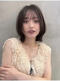 レイヤーボブ/ミルクティーベージュ/髪質改善/顔周り/大宮
