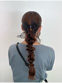 【ヘアセット】編み下ろし